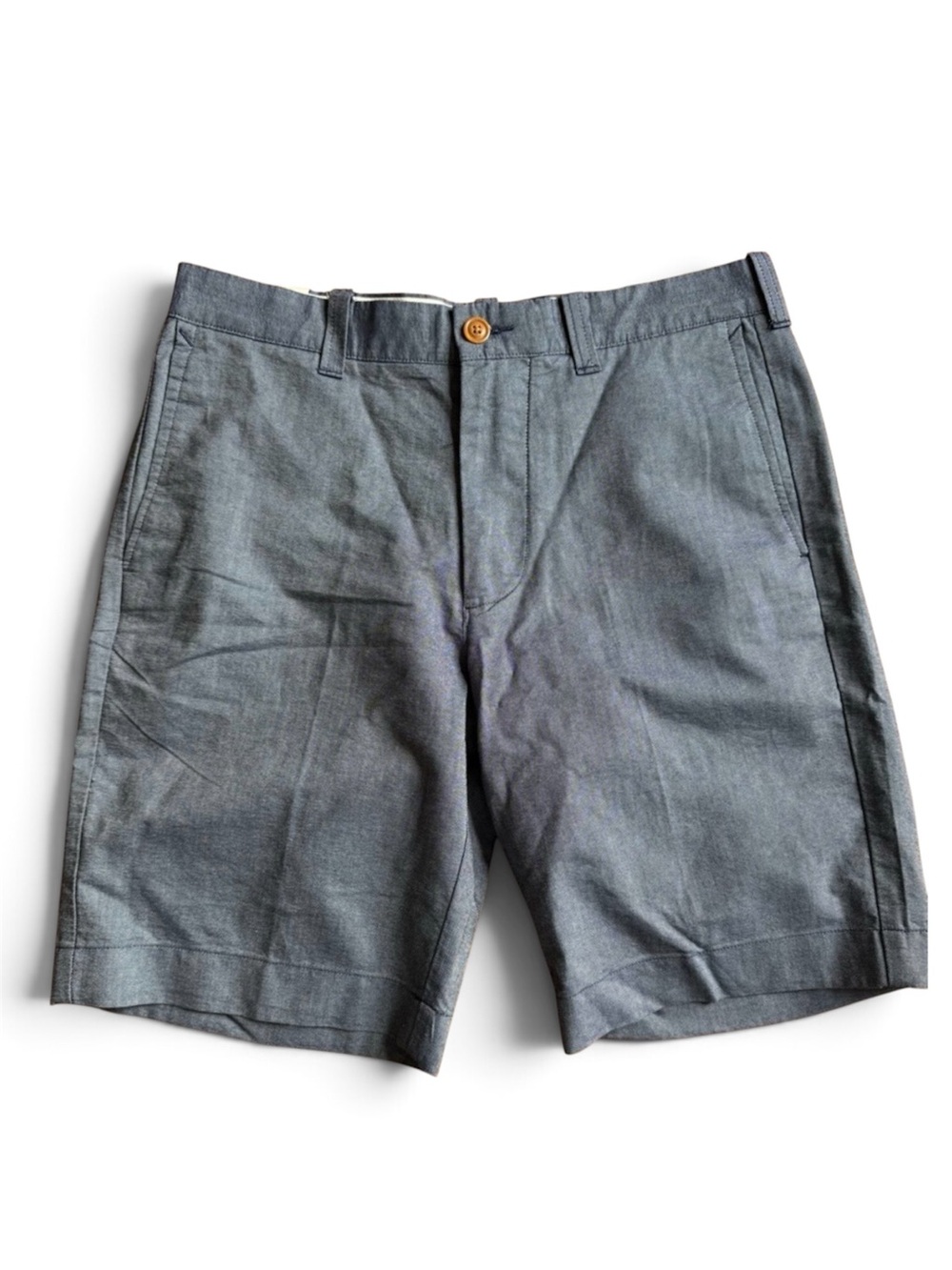 J.Crew Factory Outlet - -31w Sunwashed Oxford Short 9” Denim Style